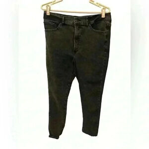EXPRESS BLACK ACID WASH SKINNY SUPER HIGH RISEJEAN